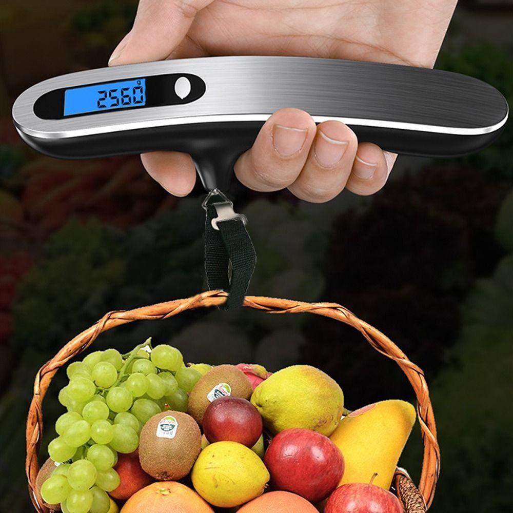 Handheld Electronic Scale LCD Display Weight Balance Tool Practical Baggage Weight Scale  for Home