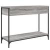 Console Table Grey Sonoma 100x34.5x75 cm Particleboard