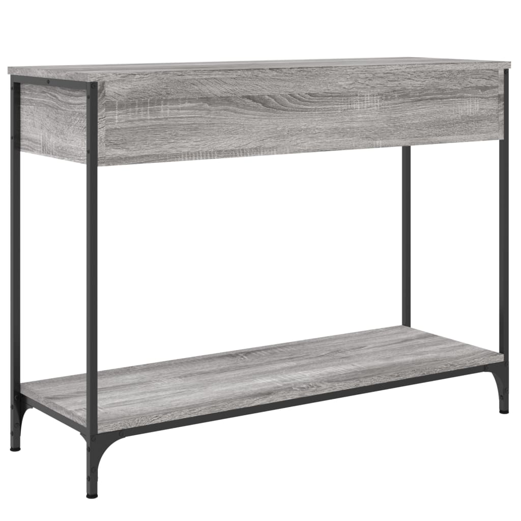 Console Table Grey Sonoma 100x34.5x75 cm Particleboard