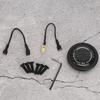Horn Push Button Carbon Fiber Horn Push Button Kit for 6 Bolts Nardi Steering Wheel Car Modified Accessories