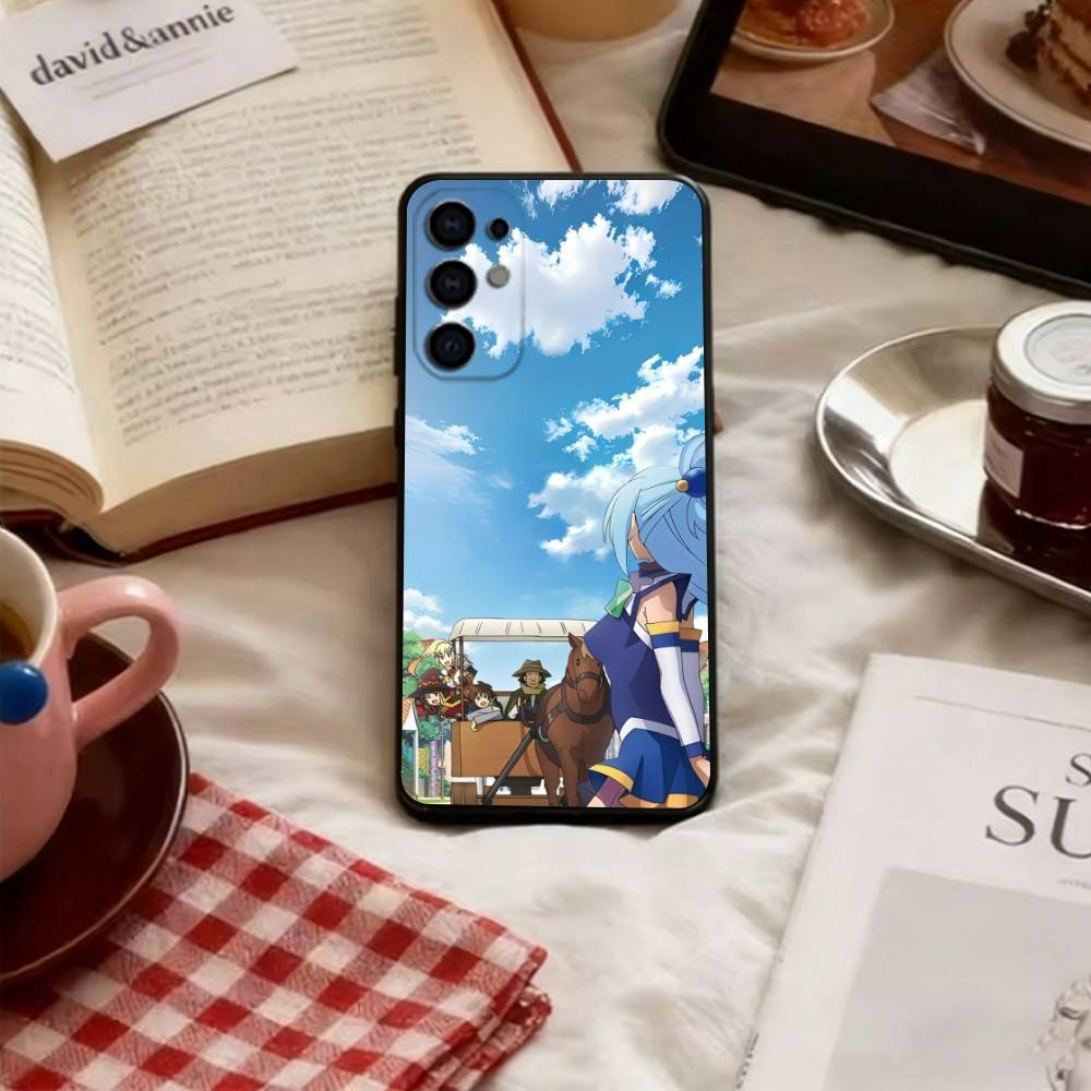 

Konosuba Phone Case Soft black For Samsung S25,S24,S21,S22,S23,S30,Ultra,S20,Plus,Fe,Lite Samsung S30Ultra5G