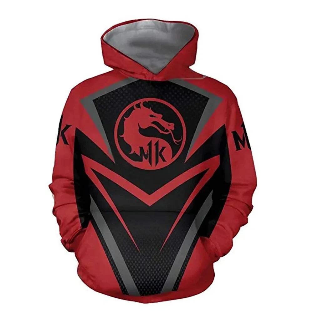Mortal Kombat Hoodies Game 3D Print Fashion Streetwear Men Women Oversized Sweatshirts Hoodie Kids Pullovers Tracksuit Clothing