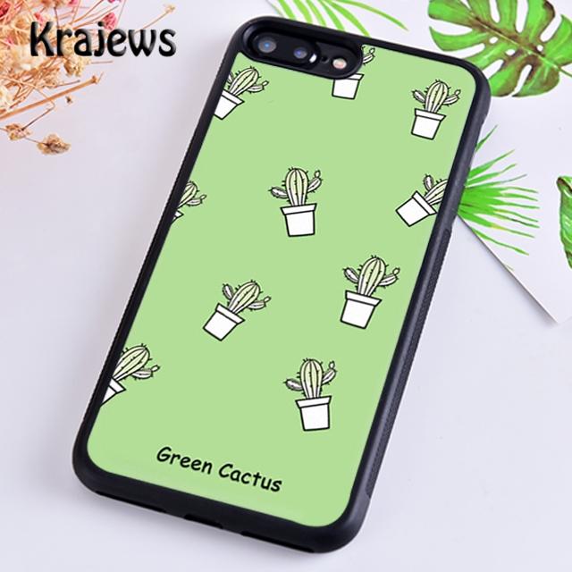 Candy Color Patterned Cactus Dinosaur Printing Soft Phone Case Cover For iPhone 14 5s SE 6s 7 8 plus X XR XS 11 12 13 pro max