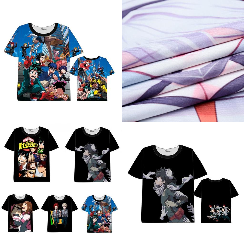 Stylish My Boku No Hero Academia T-shirt Man Women 3d Print With Summer Comfort