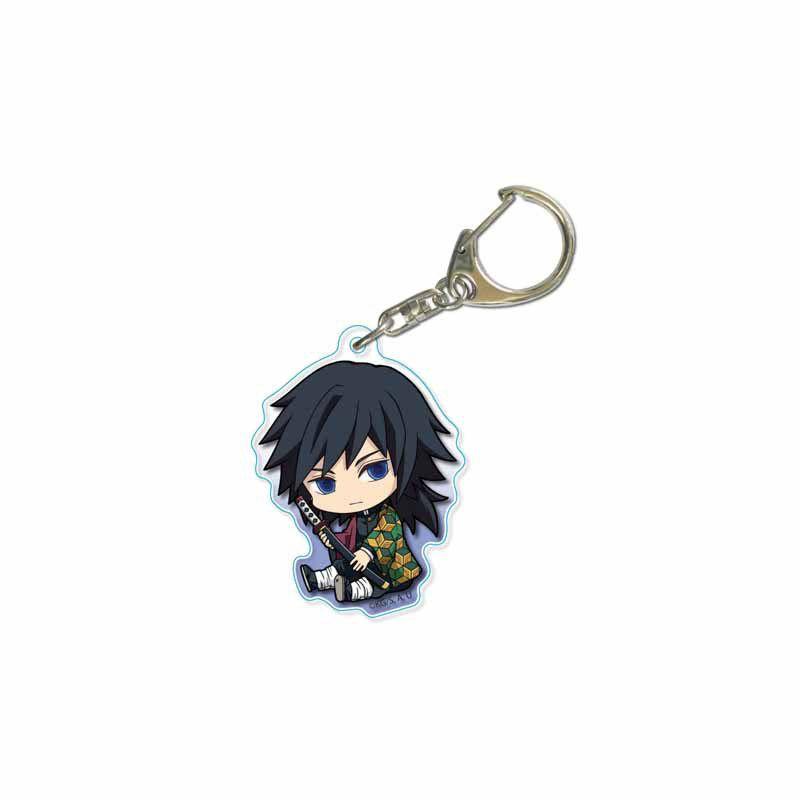 Demon Slayer Anime Cartoon Character Acrylic Keychain Bag Pendant Accessories
