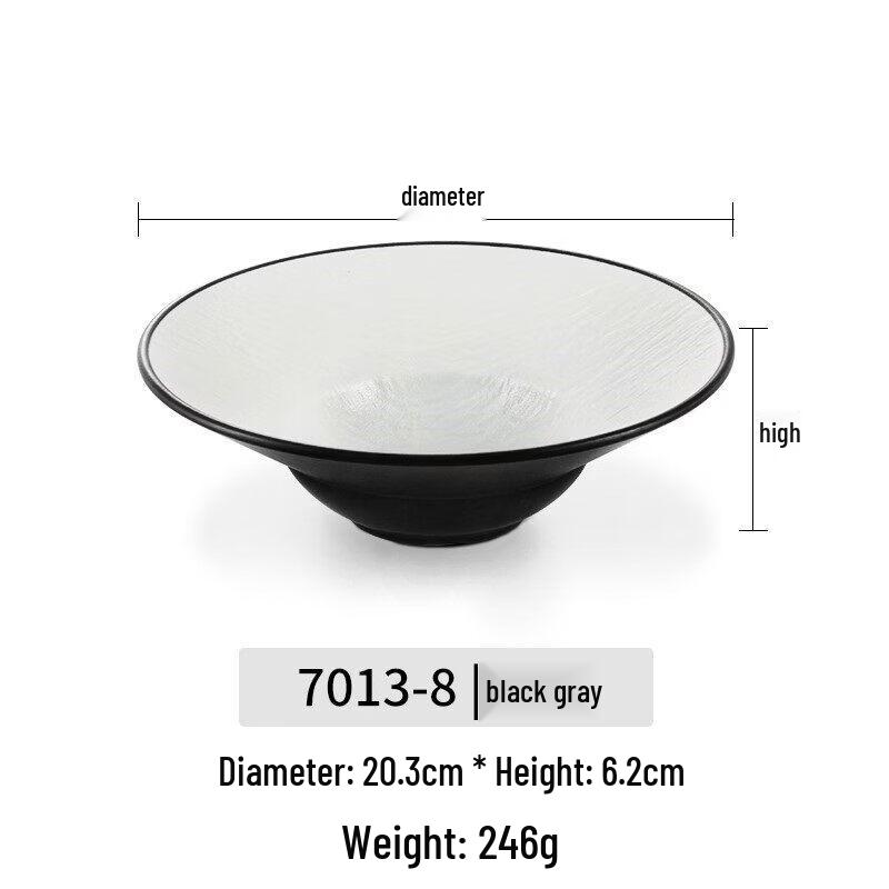 Commercial Melamine Japanese Douli Noodle Bowl