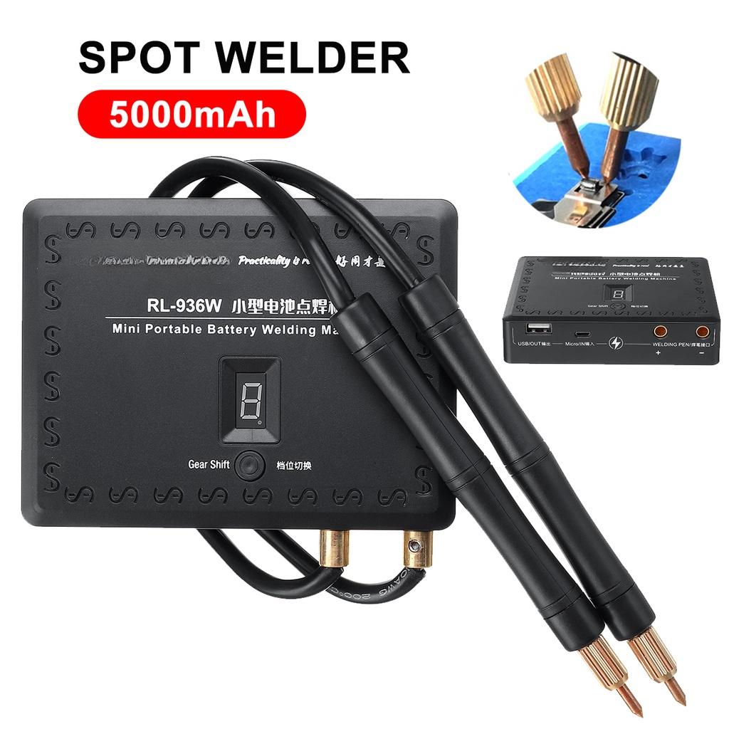 6 Gears Mini Spot Welder Adjustable Handheld Spot Welding Machine Fast Charge Lithium Battery with Spot Welding Pen 5V