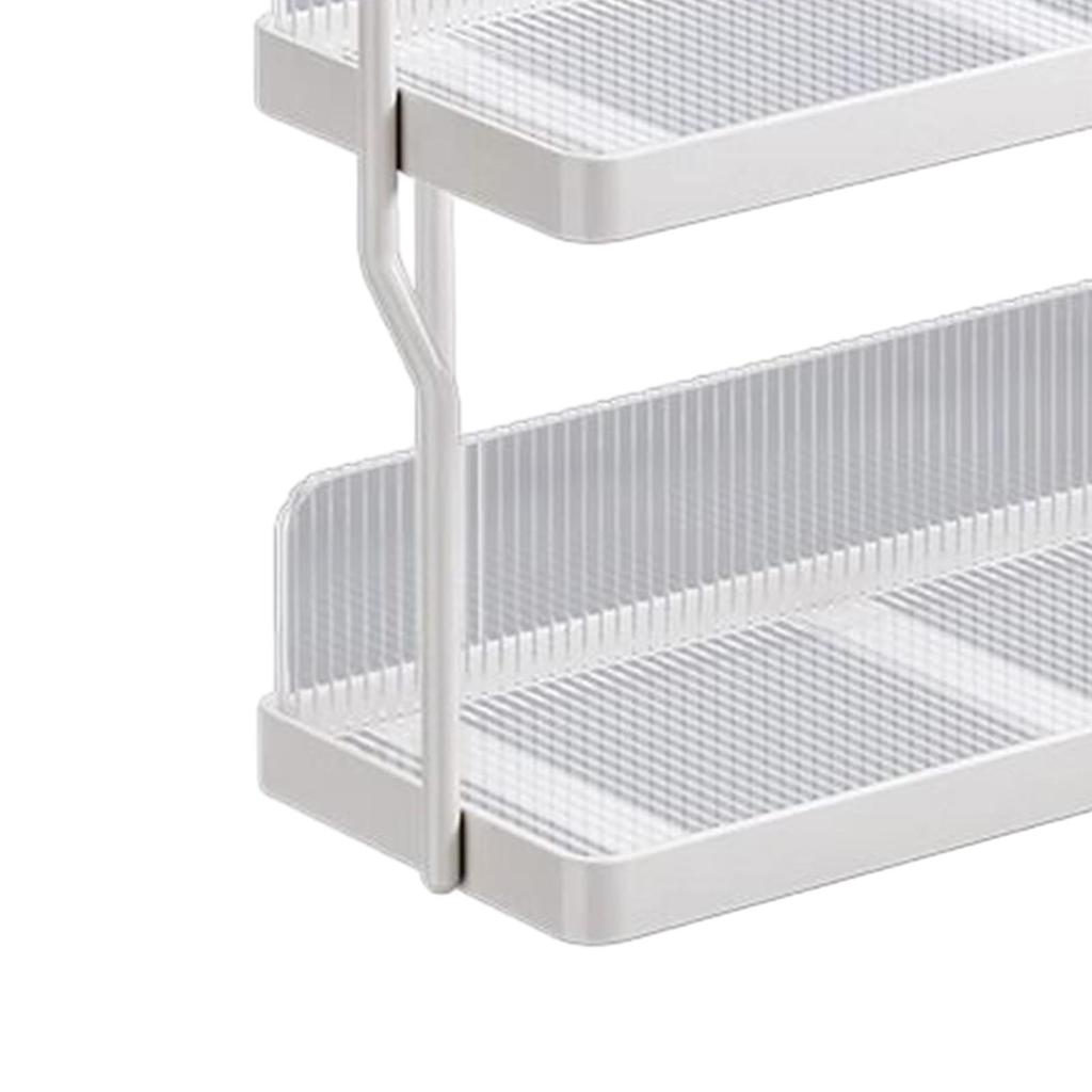 Bathroom Storage Rack Cosmetic Tray Jewelry Organizer Multipurpose Tea Cup Holder