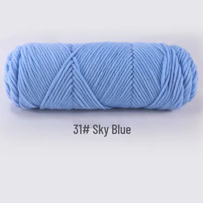 8-Strand Lover's Cotton Knitting Yarn - Thick Wool Milk Cotton for Baby Yarn Knitting, Suitable for All Adults, Free Shipping
