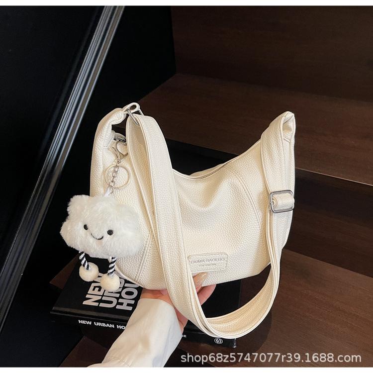 Niche Design Large Capacity Single Shoulder Armpit Dumpling Bag Women's 2025 Summer New Fashion Versatile Messenger Tote Bag