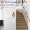 LED Wooden Sensor Night Light with Motion Sensor Wall Sconce, USB Rechargeable Dimmable 3 Color Temperature, Magnetic Mount