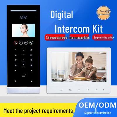 New Two-Way Intercom Access Control System with Password/Card Entry for Building Installations and Renovations