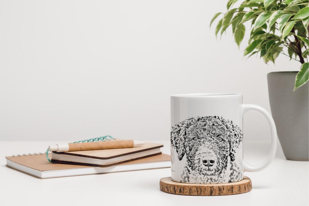 Spanischer Wasserhund - Tasse mit einem Hund, personalisierte Tasse mit Aufdruck, ein klassisches Geschenk für jeden von der Marke Art-Dog