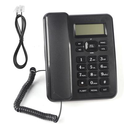 KXT6001CID Fixed Telephone Home Wired Landline Business Office Corded Desk Phone ABS