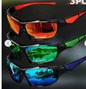 Fashionable 3Pcs Sports Goggles Cycling Sunglasses Mountaineering Bicycle Sunshade Glasses Uv400 Traveling Eye Glasses