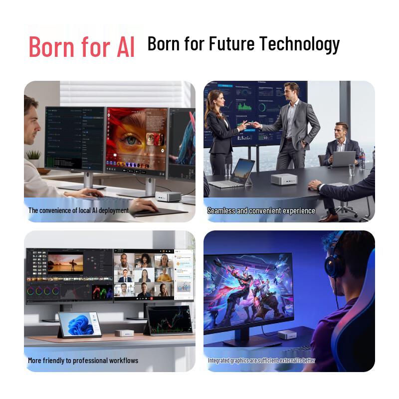 MINISFORUM X1-470 Ryzen AI 9 HX470 Mini PC (CN version)