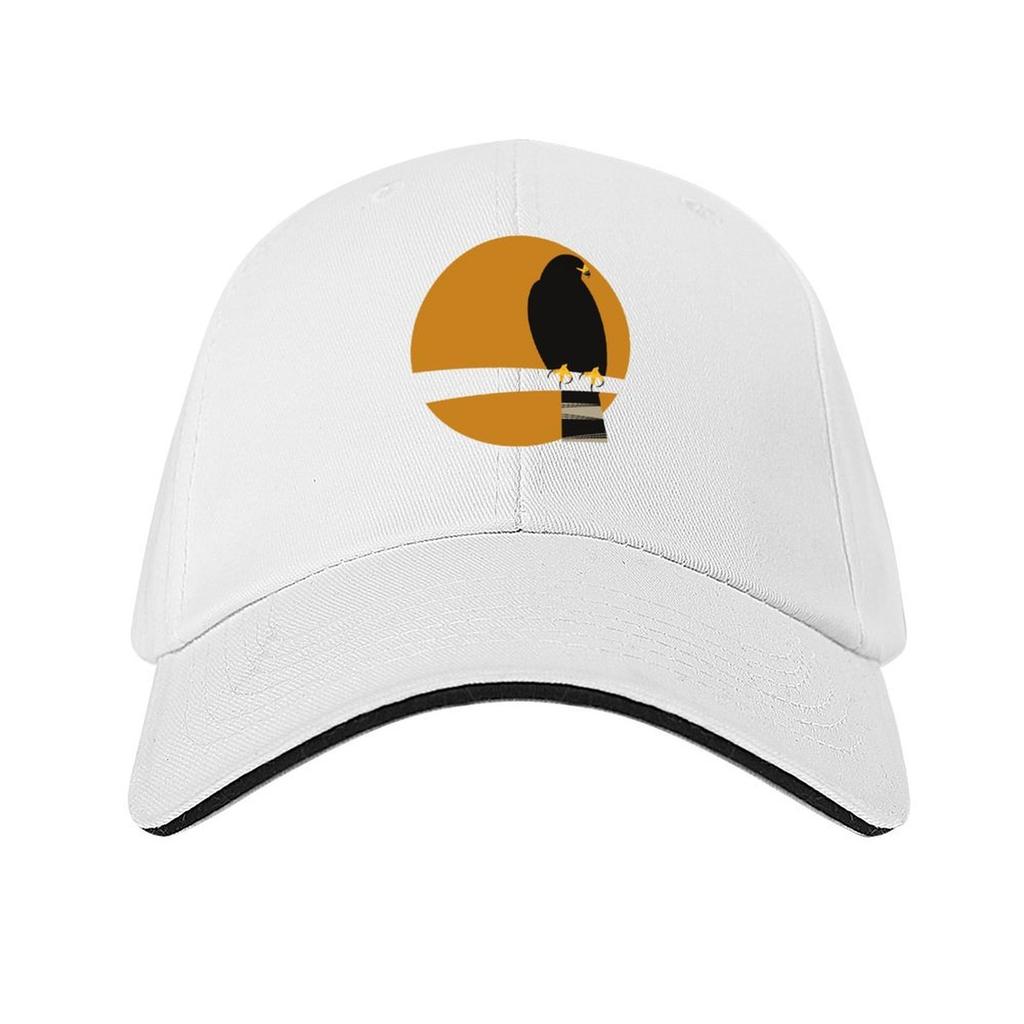 Zonetailed Hawk Buteo albonotatus  Texas Threatened Bird Baseball Cap hard hat Beach Outing cute Female Mens