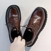 2024 Business Leather Shoes Men's Spring Hand Grab Dress Casual Men's Commuter Derby Shoes 1809-A
