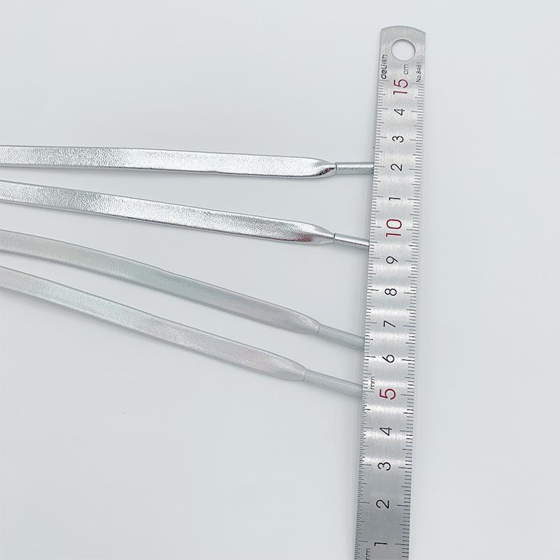 Złote i Srebrne Skórzane Odblaskowe Sznurówki do Butów Air Force i Dad Shoes - Jedna Para