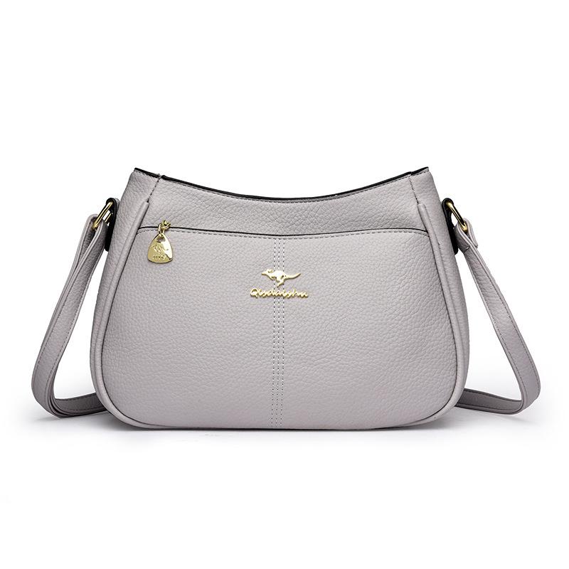 Hair delivery women's bag new 2025 fashion trend middle-aged mother bag shoulder bag large capacity messenger bag