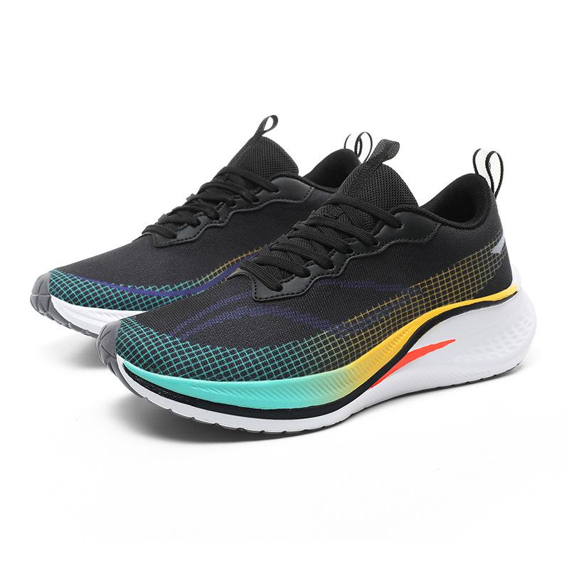 New running shoes men's flying electric carbon plate red rabbit 7 breathable couple older children's racing running female teenagers moving marathon s