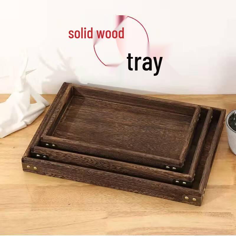 

Abay Large Paulownia Wood Multifunctional Serving Tray