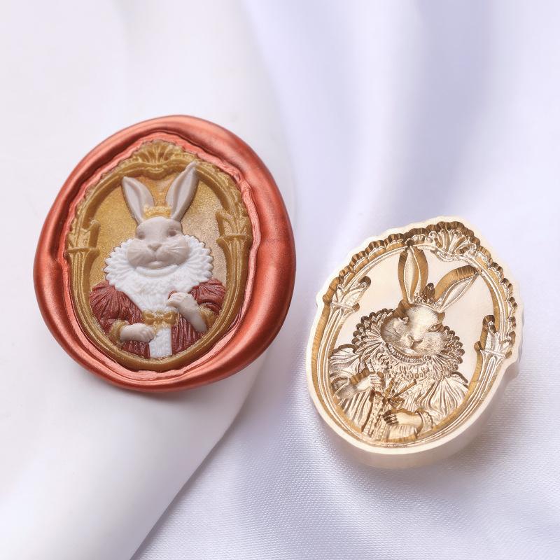 Embossed Call Series Lacquer Seal Head Suitable for Stamps Envelopes Gifts Greeting Cards Wax Sealing Tools