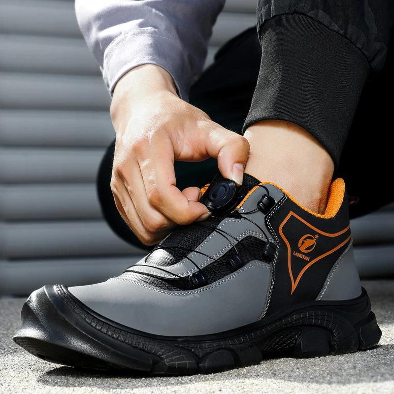 High End Protective Shoes Men Stab-proof Work Shoes Anti-smash Indestructible Shoes New 2024 Zapatillas Hombre Male Sneakers