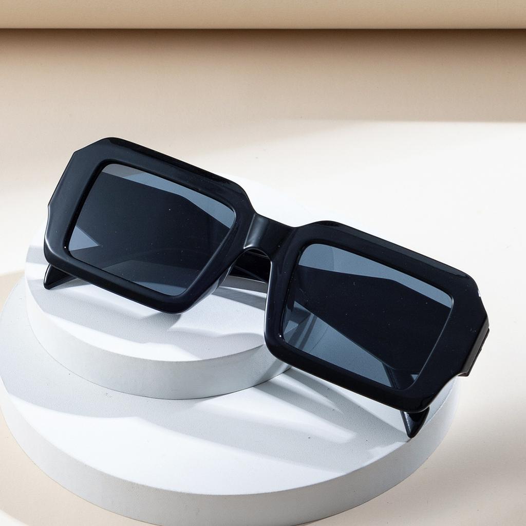 Sunglasses Men Anti-Reflective Glasses Rectangle Full Frame Decor Vintage Sun Glasses