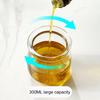 Glass Oil Bottle Silicone Brush Integrated Oil Pot Vinegar Jar Easy-Fill Wide Mouth Oil Dispenser for Barbecue Frying Baking Cooking
