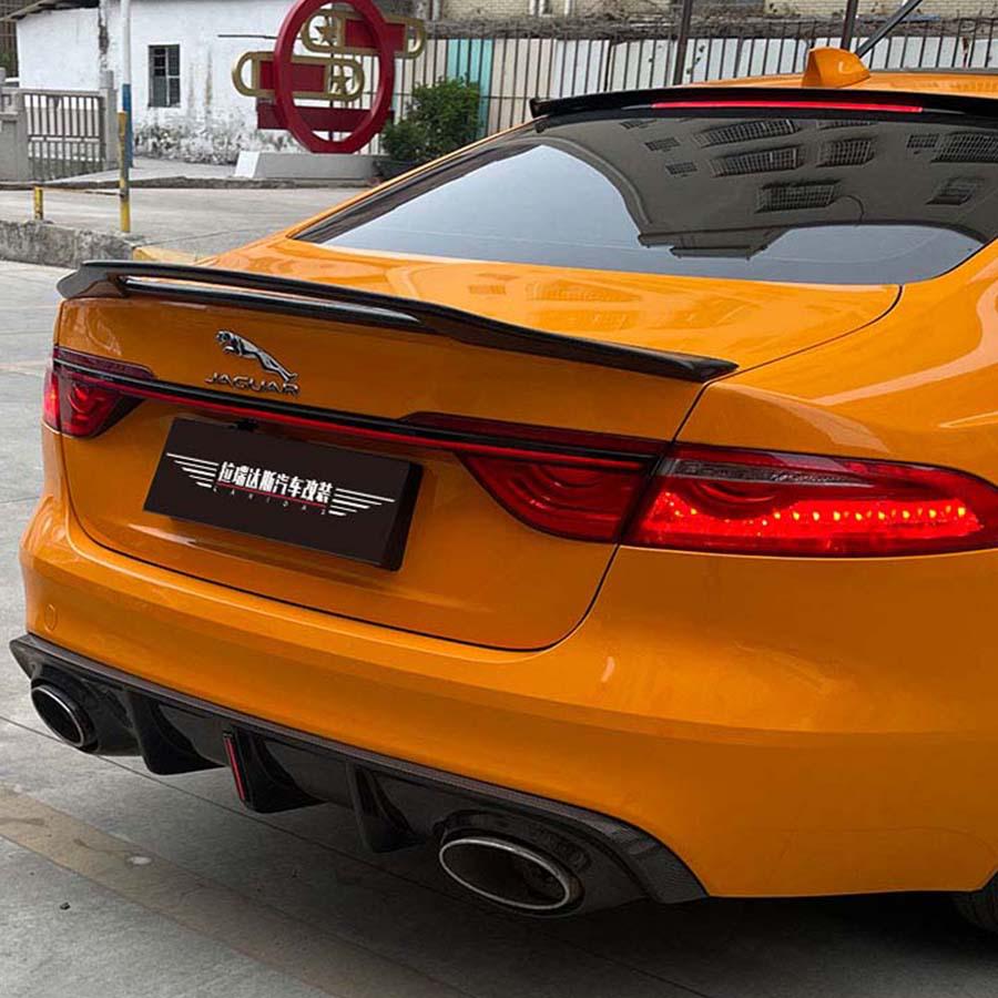 RS-Style Carbon Fiber Rear Diffuser for Jaguar XF 2016-2019