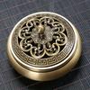 Zinc alloy Zen incense burner set with lotus base is suitable for yoga meditation, home and office, Halloween and Christmas gifts