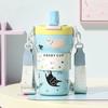 650ML Vacuum Cup Ceramic Inner Liner Thermos Cup Kid Gift Insulation Cup  Office