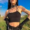 Sexy Chains Spaghetti Straps Crop Top Summer Vest Club Party Streetwear