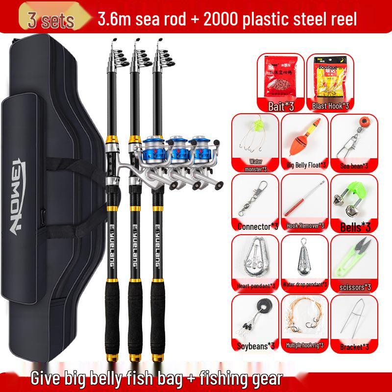 Sea Fishing Rod Set: Complete Long-Cast Gear Kit