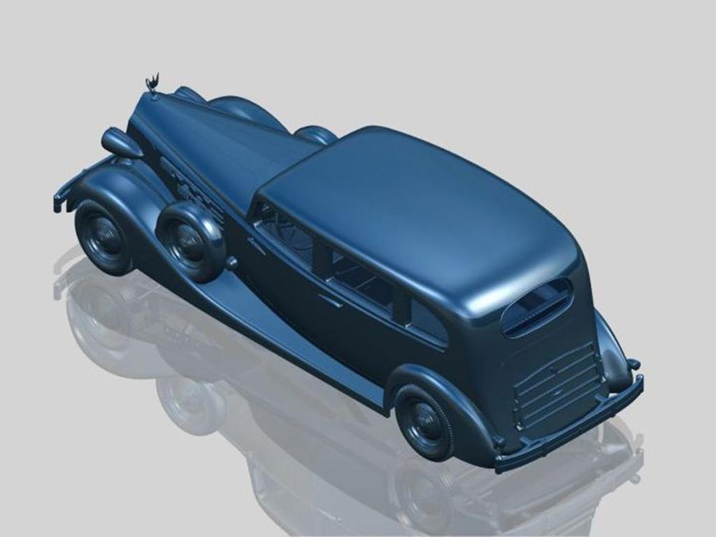 ICM 1/35 Scale Soviet Army Packard 12 Supreme Leader's Car, 1936 with Figure, Plastic Model Kit 35535
