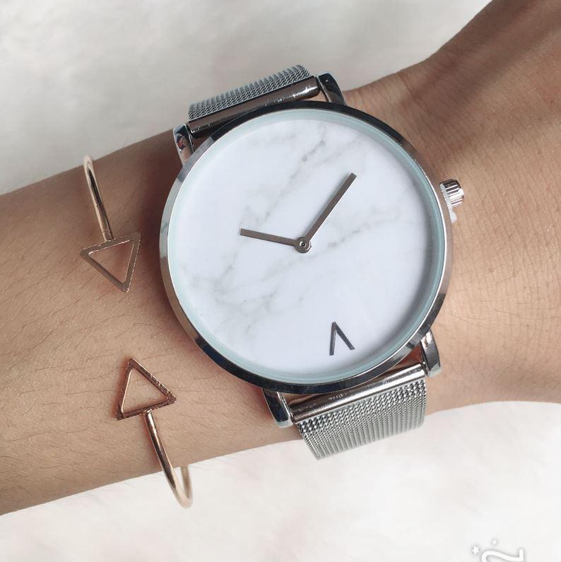 

Жіночі годинники Наручний годинник з нержавіючої сталі срібний