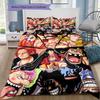 Cartoon Pattern Bedding Quilt Set Quilt Cover Pillowcase Home Decoration Birthday Gift (1 * Duvet Cover + 2 * Pillowcase, Without Core)