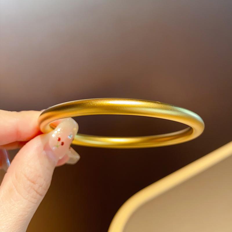 18k Ancient Method Auspicious Cloud Bracelet Fashion Light Luxury High-end Bracelet Niche Daily Versatile Jewelry Women