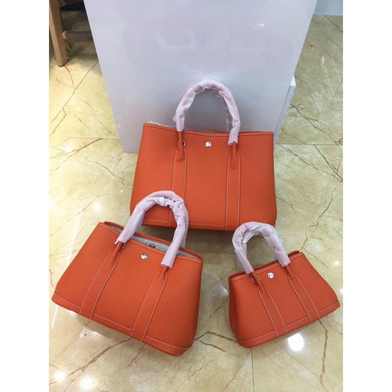 Layer Lychee Pattern Cowhide Garden Bag Fashionable Simple Large-capacity Portable Single-shoulder Diagonal Leather