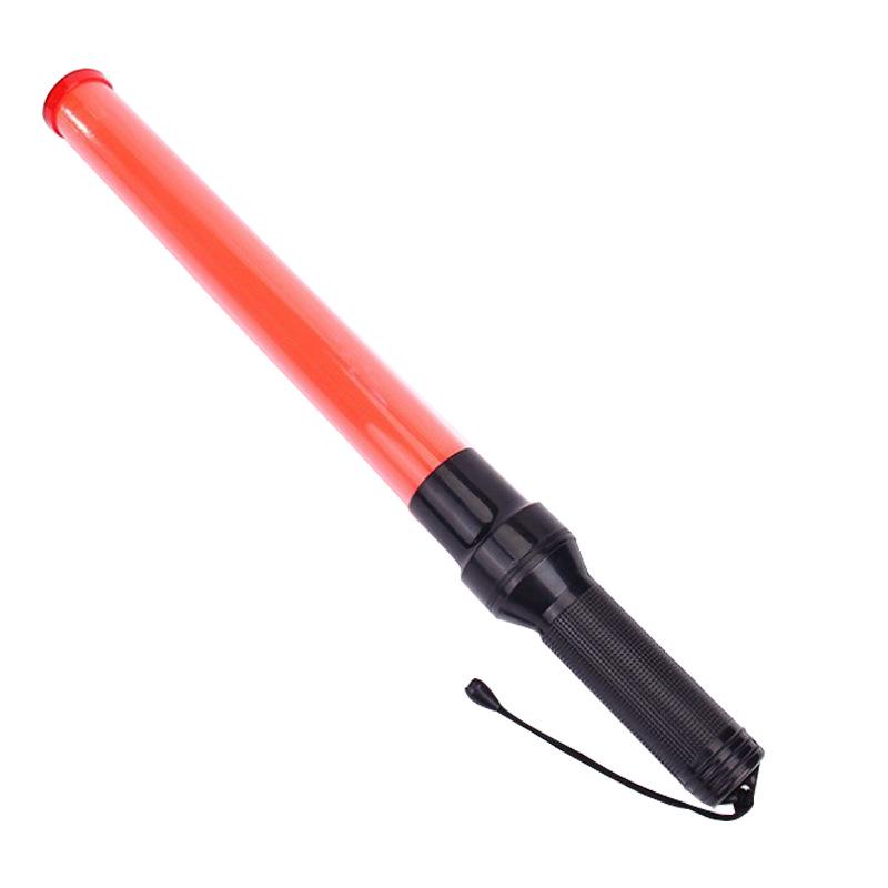 

54cm LED Traffic Command Stick - Fluorescent Firefighting Light-Up & Flashing Warning Tool Blue Battery Model