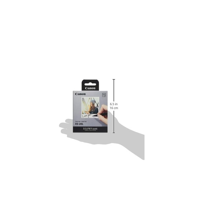 Canon SELPHY SQUARE QX10/QX20 Farbtinten-/Etiketten-Set XS-20L