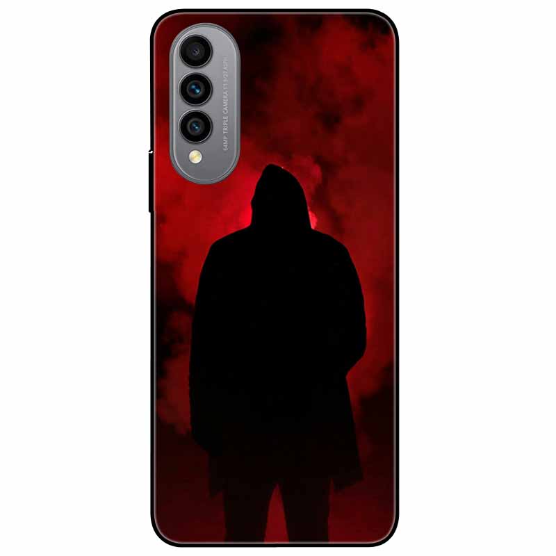 Pentru Wiko T50 Carcasă T 50 4G Huse TPU Silicon Negru Carcasă Lună Înstelată pentru Wiko T50 Carcasă WikoT50 Rezistentă la Șocuri Moale Desene Animate 6.6''