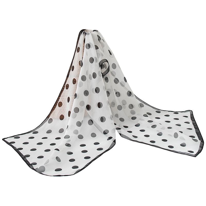 spring and summer fashion high-end mulberry silk summer sun protection shawl thin neck protection foreign style scarf