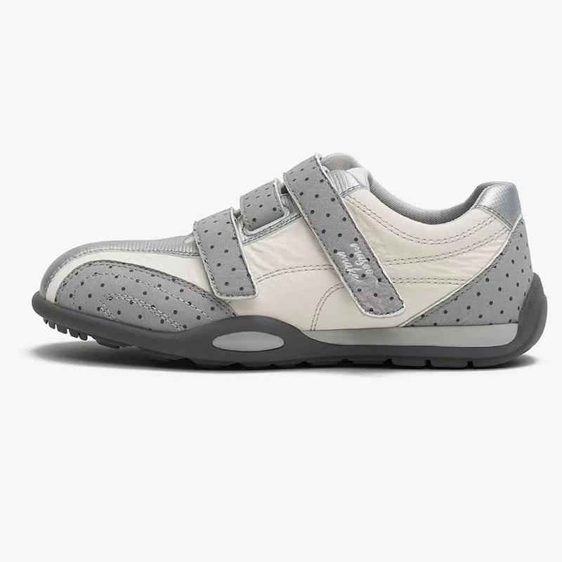 Velcro Women's Shoes Autumn New Retro Polka Dot Platform Sports Casual Single Shoes Women