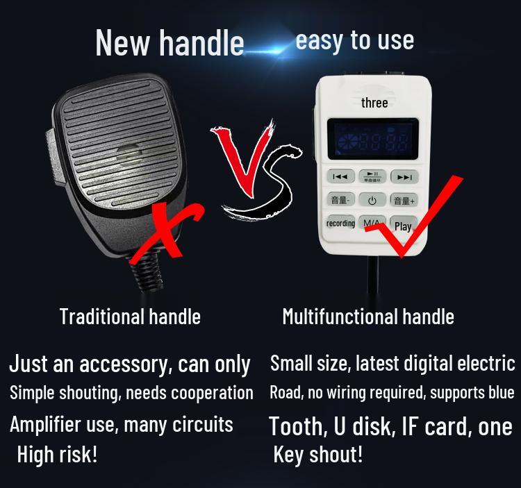 Smart Remote Control Car Roof Speaker with Ceiling Mount for Advertising and High-Pitch Sound Amplification