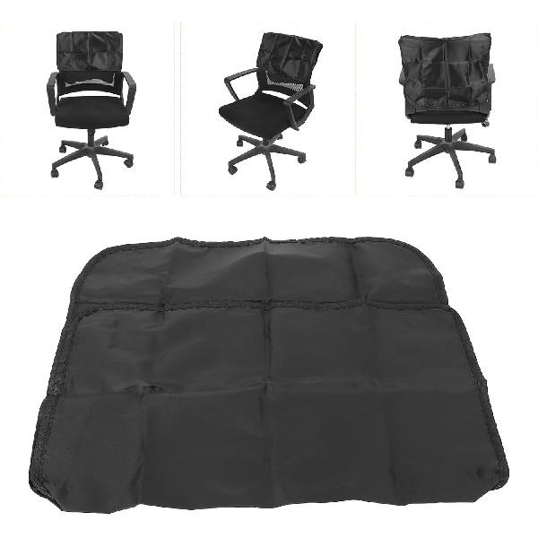 Salon Chair Covers, Hair Salon Chair Back Prevent Dirt Salon Chair Protective Cover Chairback Cover for Hair Salon for Wear BlackBarber Chair Back