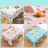 Waterproof Peva Tablecloth With Adorable Cartoon Design Perfect For Home Dining Decor