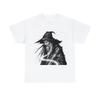 Vintage Style T Shirt Wizard Warlock Lightning Fantasy Mythical Art Tee Skull