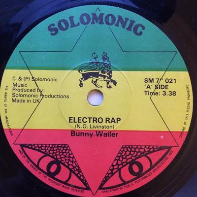 7-Zoll Schallplatte BUNNY WAILER - Electro Rap/Soul Rocking Party SM7021 Solomonic UK Reggae, Ska & Dub Gebraucht